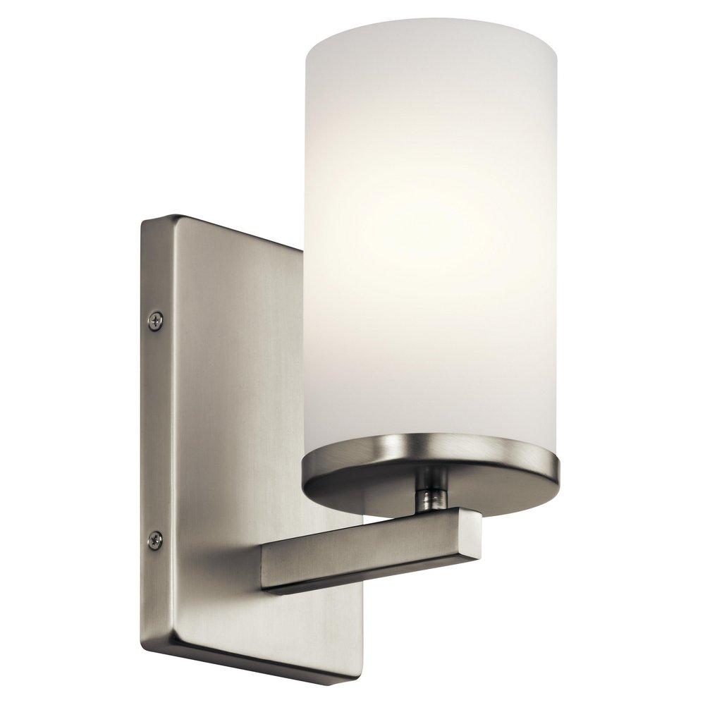 Kichler Lighting Brushed Nickel 100W 1-Light Incandescent Wall Sconce 