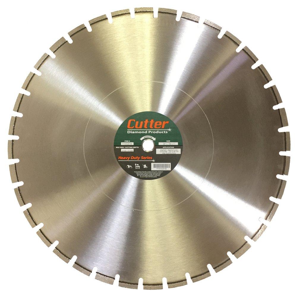 Cutter Diamond Products Heavy Duty Asphalt/ Asphalt over Concrete Blade 