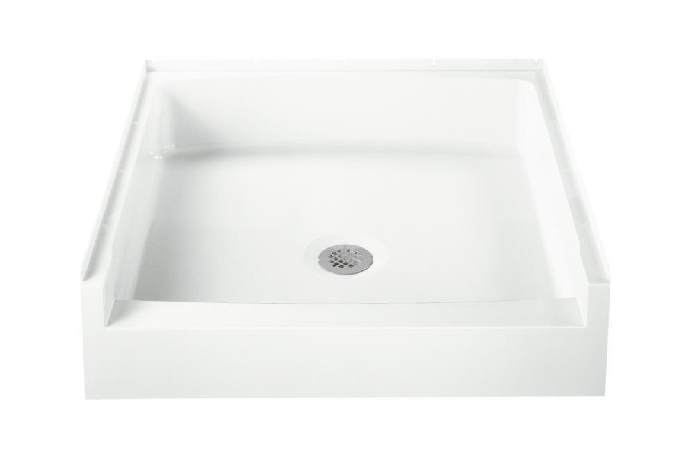 Sterling White 32 in. Rectangle Shower Base 
