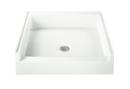 32 in. Rectangle Shower Base in White