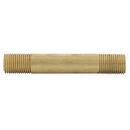 1/8 x 4 in. Brass and Zinc Plated Steel Pipe