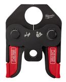 Milwaukee&reg; Red PEX Steel Crimp Jaw for 2674-20C and 2674-20P Press Tools in Red, Black and Metal 