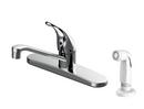 PROFLO&reg; Polished Chrome Single Handle Kitchen Faucet 