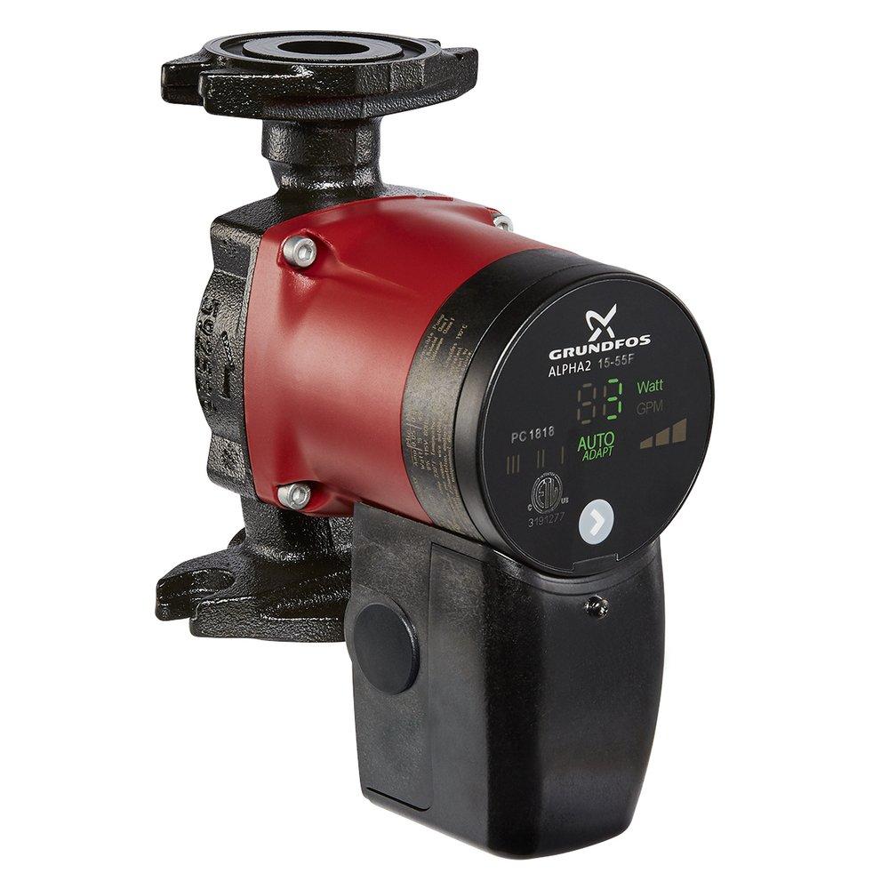 Grundfos Red 3/50 hp 115V Cast Iron Circulator Pump with Terminal Box 