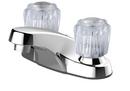 PROFLO&reg; Polished Chrome Two Handle Centerset Bathroom Sink Faucet 