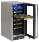 21-1/2 in. 15A 2.7 cf Right Hinge Wine Cooler in Stainless Steel