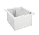 18 x 22-1/8 in. 1 Hole Stainless Steel Single Bowl Drop-in Kitchen Sink