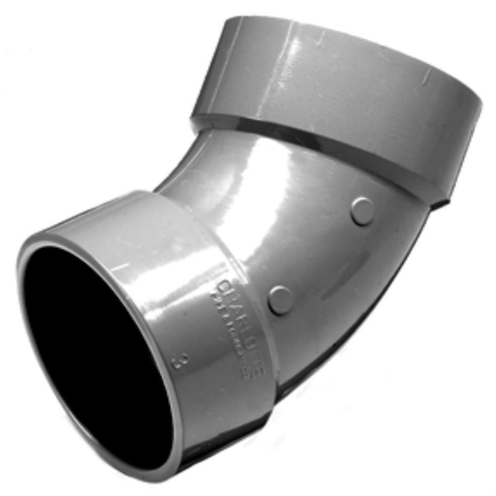 Dark Grey ChemDrain CPVC 45&deg; Elbow 