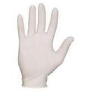 Size XL 3.5 mil Powder Coated Latex Industrial Disposable Gloves in Natural White (Box of 100)