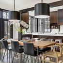 Crystorama Matte Black 60W 6-Light Medium E-26 Chandelier 