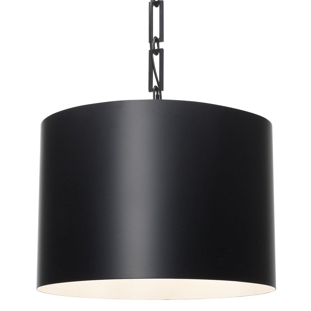 Crystorama Matte Black 60W 6-Light Medium E-26 Chandelier 