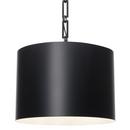 Crystorama Matte Black 60W 6-Light Medium E-26 Chandelier 