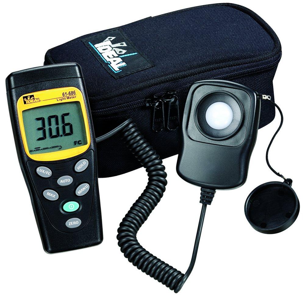 Ideal Industries Black Digital Light Meter 
