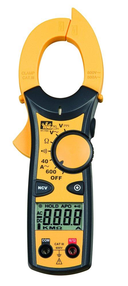 Ideal Industries Yellow 600 Amp DC Clamp Meter 