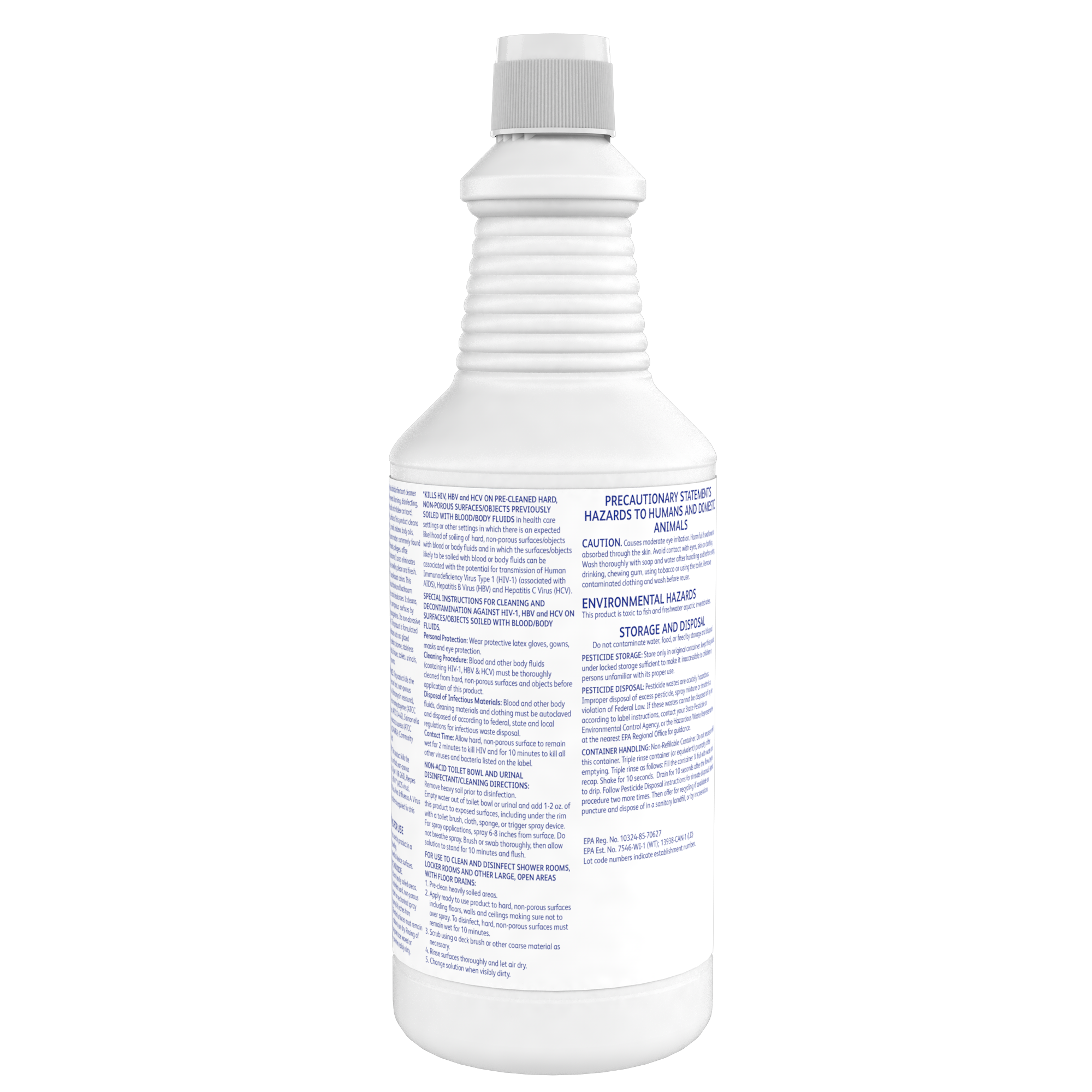 Diversey Blue Non-Acid Disinfectant Cleaner 