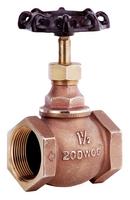 1-1/2 in. Brass Threaded Rising Stem Globe Valve