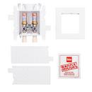 Oatey&reg; White Copper Lavatory Supply Box with Hammer Arrestor and Standard Pack 