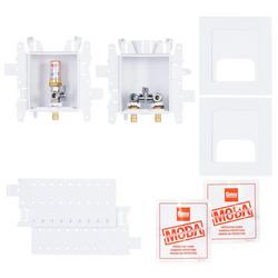 2-Valve + 1-Valve F1906 PEX (Brass) Kitchen Supply Box