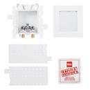 Oatey&reg; White PEX Lavatory Supply Box with Contractor Pack 