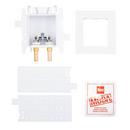 Oatey&reg; White PEX Lavatory Supply Box with Contractor Pack 