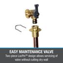 Oatey&reg; White Copper Ice Maker Supply Box with Hammer Arrestor 