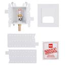 Oatey&reg; White 3-19/50 x 8 x 4-17/20 in. Toilet Quarter-Turn Supply Box 