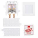 Oatey&reg; White Copper Lavatory Supply Box with Hammer Arrestor and Standard Pack 