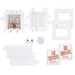 2+Valve Standard Drain F1960 PEX Washing Machine Supply Box with Hammer Arrestor