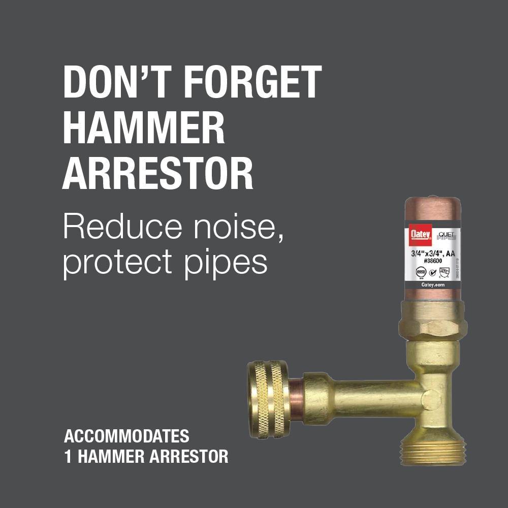 Oatey&reg; White Copper Toilet Supply Box 