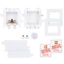 Oatey&reg; White Copper Washing Machine Outlet Box with Contractor Pack 