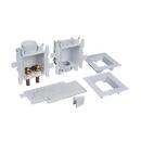 Oatey&reg; White Copper Washing Machine Outlet Box with Contractor Pack 