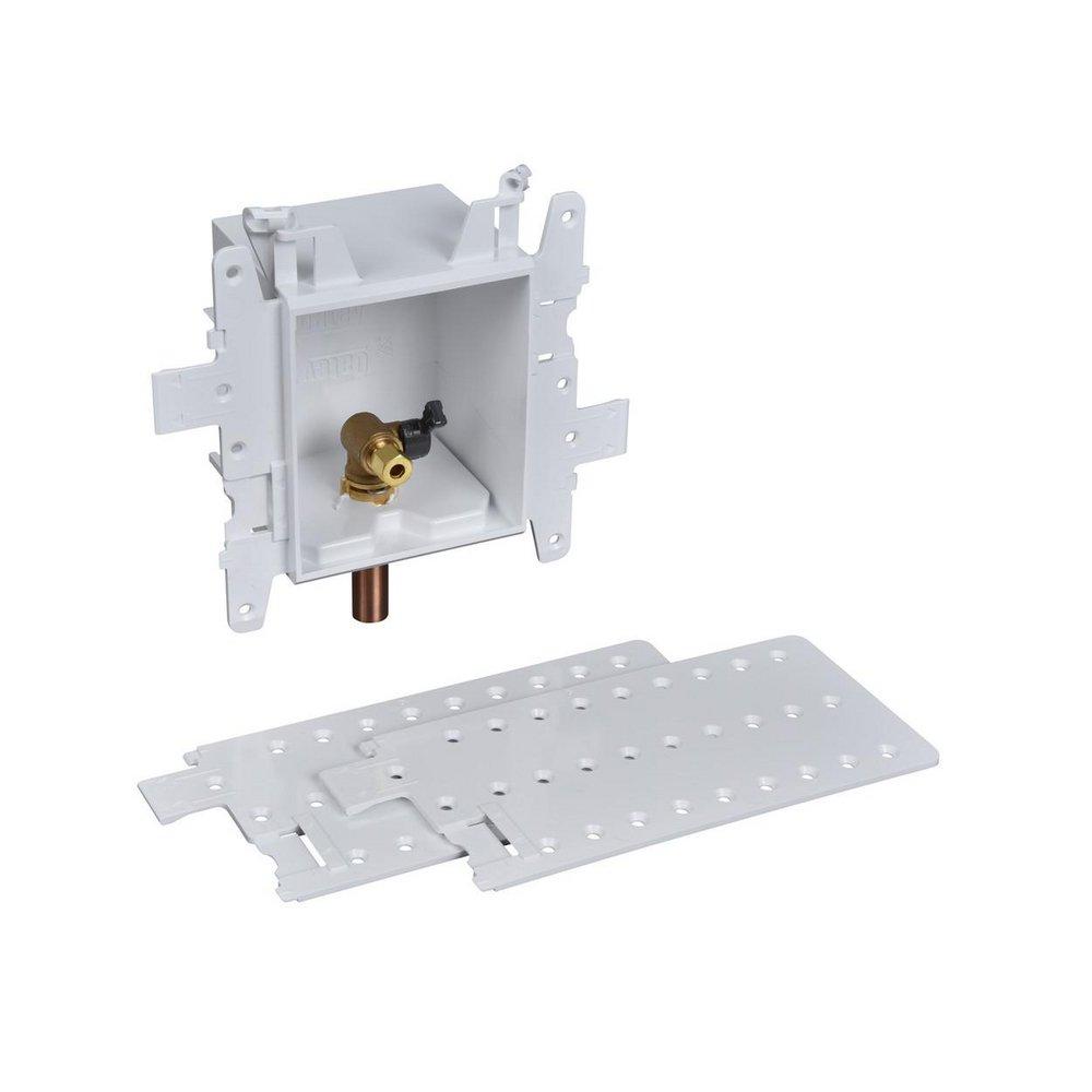 Oatey&reg; White Copper Ice Maker Supply Box with Contractor Pack 