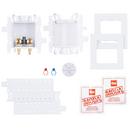 Oatey&reg; White 4 in x 4-17/20 in x 3-19/50 in Washing Machine Supply Box 