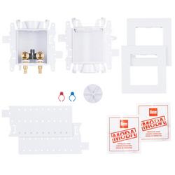 2+Valve Standard Drain F1807 PEX Washing Machine Supply Box