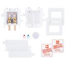 Oatey® White Push-Connect Washing Machine Outlet Box with Hammer Arrestor and Standard Pack 