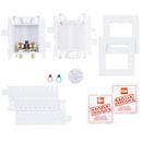 Oatey&reg; White 4 in x 4-17/20 in x 3-19/50 in Washing Machine Supply Box 