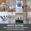 Oatey&reg; White Push-Connect Ice Maker Supply Box 