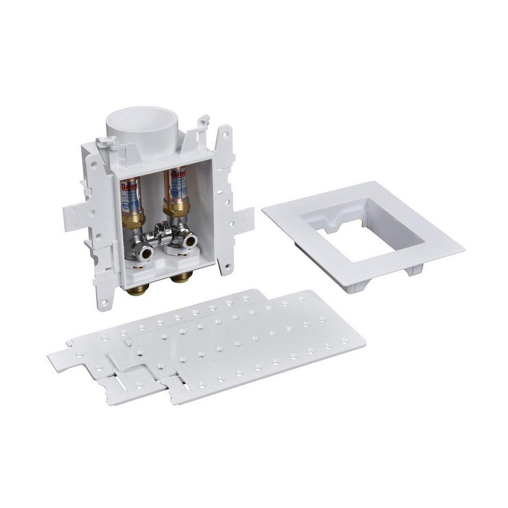 Oatey&reg; Push-Connect Lavatory Supply Box with Hammer Arrestor and Standard Pack 