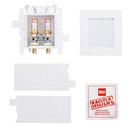 Oatey&reg; White Copper Lavatory Supply Box with Hammer Arrestor and Standard Pack 