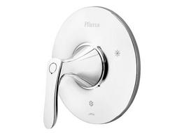 Single Handle Pressure Balancing Valve Trim in Polished Chrome