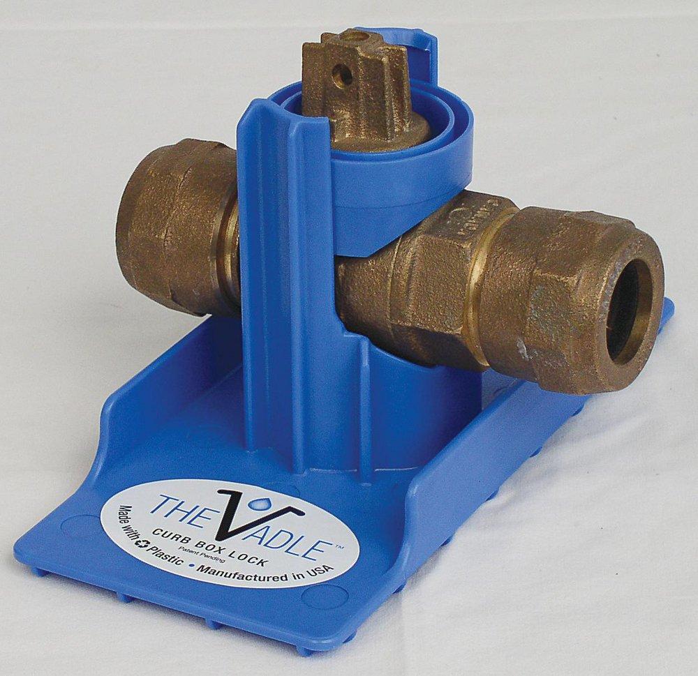 Vadle Blue Plastic Curb Box Lockout 