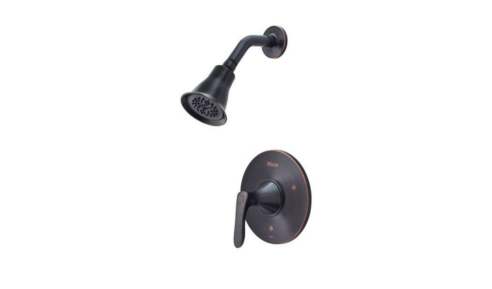 Pfister Tuscan Bronze Single Handle Single Function Shower Faucet (Trim Only) 