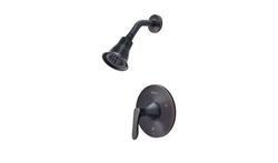 Single Handle Multi Function Shower Faucet in Tuscan Bronze (Trim Only)