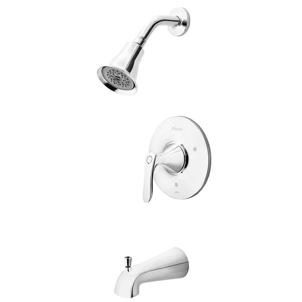 Pfister Polished Chrome Single Handle Single Function Bathtub & Shower Faucet (Trim Only) 