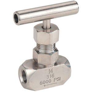 Inline Ball Valve Stainless Steel NPT Needle Valve 