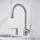 BLANCO PVD Steel 1.5 gpm 1-Hole Deck Mount Kitchen Faucet with Single Lever Handle 