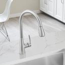 BLANCO PVD Steel 1.5 gpm 1-Hole Deck Mount Kitchen Faucet with Single Lever Handle 