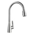 BLANCO PVD Steel 1.5 gpm 1-Hole Deck Mount Kitchen Faucet with Single Lever Handle 