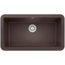 BLANCO Cafe 33 x 19 in. No-Hole Composite Single Bowl Apron Front Kitchen Sink 