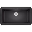 BLANCO Anthracite 33 x 19 in. Composite Single Bowl Farmhouse Kitchen Sink 